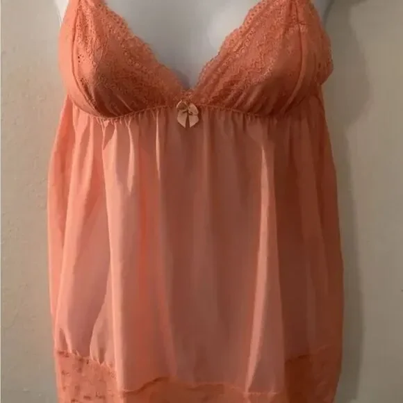 Vintage 1980’s VICTORIA SECRET ANGEL SLEEP TOP - Picture 5 of 5